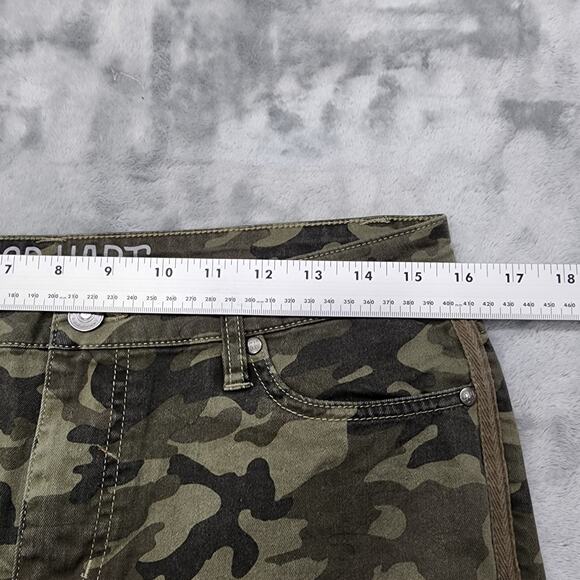 Matilda Jane Good Hart Pants Womens 10 Green Camo Denham Skinny Ankle Stretch - Picture 9 of 13